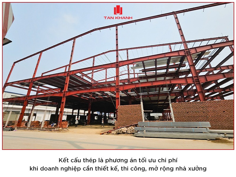 Tân Khánh Steel – Thiết kế, thi công mở rộng nhà xưởng đồng bộ và bền vững