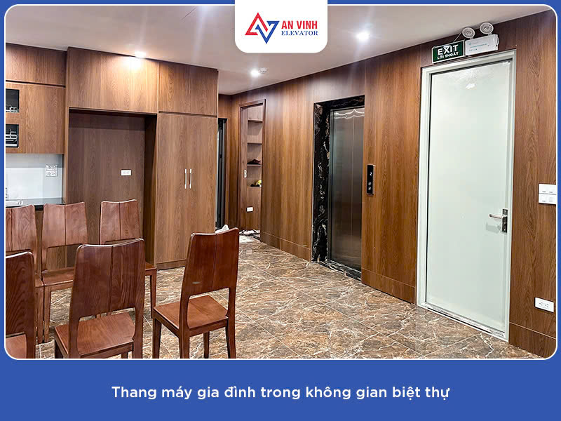 Thang máy gia đình 300–450kg – Giải pháp tải trọng được nhiều gia chủ lựa chọn