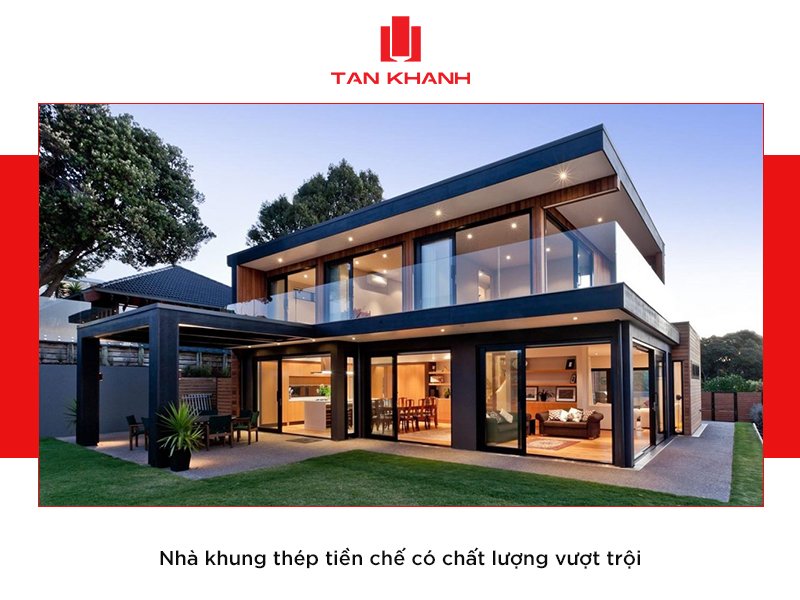 xây nhà khung thép tiền chế